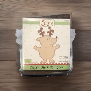 Sizzix 655539 Animal Dress Ups Reindeer Bigz Die Cutter Christmas Holiday